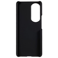 Honor 80 Pro Gummibelagt Plastik Cover - Sort