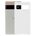 Google Pixel 7 Gummibelagt Plastik Cover - Hvid