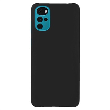 Motorola Moto G22 Gummibelagt Plastik Cover - Sort