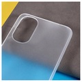 Motorola Moto G22 Gummibelagt Plastik Cover - Gennemsigtig