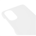 Motorola Moto G22 Gummibelagt Plastik Cover - Hvid
