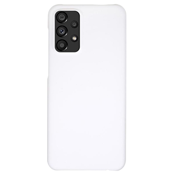 Samsung Galaxy A23 Gummibelagt Plastik Cover - Hvid