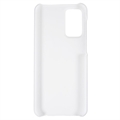 Samsung Galaxy A23 Gummibelagt Plastik Cover - Hvid