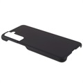Samsung Galaxy S21 FE 5G Gummibelagt Plastik Cover - Sort