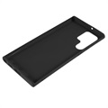 Anti-Fingeraftryk Mat Samsung Galaxy S22 Ultra 5G TPU Cover - Sort