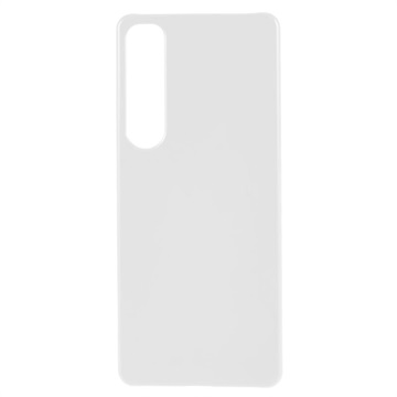 Sony Xperia 1 IV Gummibelagt Plastik Cover - Hvid