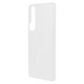 Sony Xperia 1 IV Gummibelagt Plastik Cover - Hvid