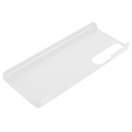 Sony Xperia 1 IV Gummibelagt Plastik Cover - Hvid