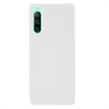 Sony Xperia 10 IV Gummibelagt Plastik Cover - Hvid