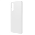 Sony Xperia 10 IV Gummibelagt Plastik Cover - Hvid