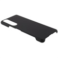 Sony Xperia 5 III Gummibelagt Plastik Cover - Sort