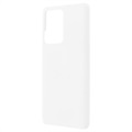 Xiaomi 11T/11T Pro Gummibelagt Plastik Cover - Hvid