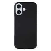 iPhone 17 Gummibelagt Plastik Cover - Sort