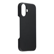 iPhone 17 Gummibelagt Plastik Cover - Sort