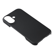 iPhone 17 Gummibelagt Plastik Cover - Sort