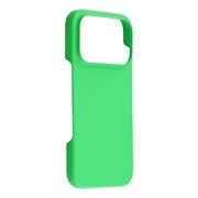 iPhone 17 Pro Gummibelagt Plastik Cover - Grøn