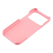 iPhone 17 Pro Max Gummibelagt Plastik Cover - Pink