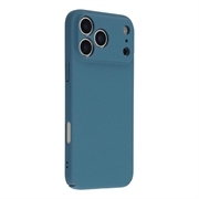 iPhone 18 Pro Max Gummibelagt Plastik Cover - Blå