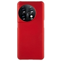 OnePlus 11 Gummibelagt Plastik Cover - Rød