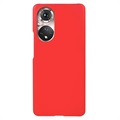 Huawei Nova 9/Honor 50 Gummibelagt Plastik Cover - Rød