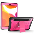 Rugged Series iPad 10.2 2019/2020/2021 Hybrid Cover med Stand - Hot Pink