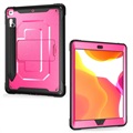 Rugged Series iPad 10.2 2019/2020/2021 Hybrid Cover med Stand - Hot Pink