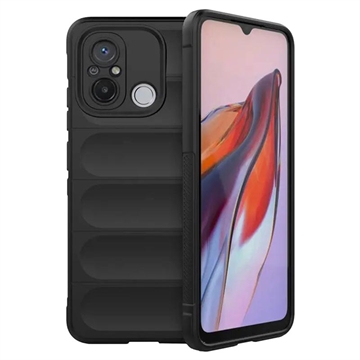 Xiaomi Redmi 12C/Poco C55 Rugged Series TPU Cover - Sort
