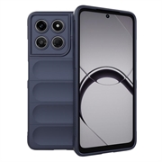 Motorola Moto G37 Power Rugged TPU Cover - Mørkeblå