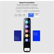 S08B Smart stemmeoversætter med 134 sprog - Sort