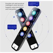 S08B Smart stemmeoversætter med 134 sprog - Sort