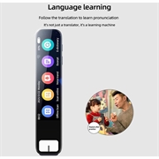 S08B Smart stemmeoversætter med 134 sprog - Sort