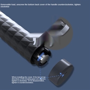 S09 Justerbart springtov med digital kalorie- og springtæller - Sort