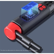 S09 Justerbart springtov med digital kalorie- og springtæller - Sort