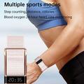 S18 Smart fitness-tracker med sundhedsovervågning - lyserød / guld
