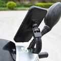 S2102 Vandtæt mobilholder til motorcykel - sort