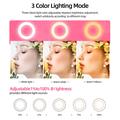 S26-RGB 10" RGB LED-ringlys Selfie-fotografering Fill Light med telefonholder og stativ