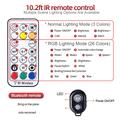 S26-RGB 10" USB-drevet RGB LED-ringlys med telefonholder til liveudsendelse, makeup og selfie