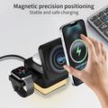 S6 3-i-1 MagSafe-oplader med RGB-lys - til iPhone, Apple Watch og AirPods