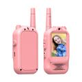 S88 Video Walkie Talkies til børn med 300 m rækkevidde - Blå / Pink