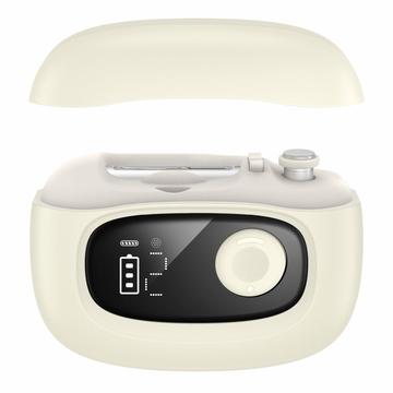 S9 elektrisk negleklipper med digitalt display - beige