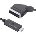SCART til HDMI-konverter med kabel 1080P/720P