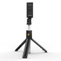 SELFIESHOW K07 3-i-1 Bluetooth Selfie Stick, stativ og fjernbetjening - Sort