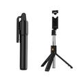 SELFIESHOW K07 3-i-1 Bluetooth Selfie Stick, stativ og fjernbetjening - Sort