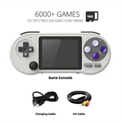 SF2000 Bærbar retro-spillekonsol med 3.0" IPS-skærm