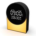 SM12 Bluetooth-søvnlydmaskine – vækkeur, FM-radio, LED-natlampe – sort