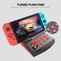 SM319 Til Nintendo Switch / Switch Lite Arcade Game Joystick Control Station med Turbo-funktion - Sort + Rød
