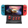 SM319 Til Nintendo Switch / Switch Lite Arcade Game Joystick Control Station med Turbo-funktion - Sort + Rød