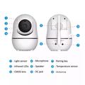 SM70PTZ 7" trådløs digital babymonitor Tovejs-talekamera Hjemmets sikkerhedsenhed 2,4 GHz webkamera understøtter nattesyn/temperaturovervågning - EU-stik