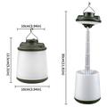 SQ-G26 360° drejelig, udtrækkelig campinglygte / RGB-teltlampe