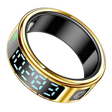 SR08 Smart Ring med digitalt display - Størrelse: 19.9mm